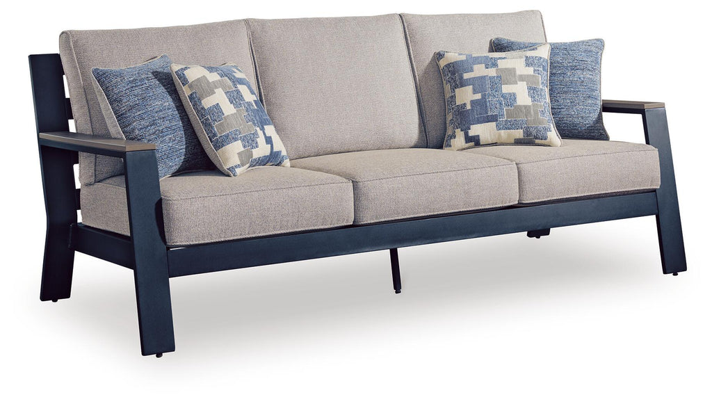 East Beach - Sofa With Cushion - Blue