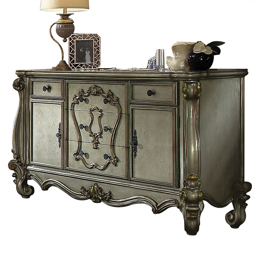 Versailles - Dresser - Antique Platinum Finish
