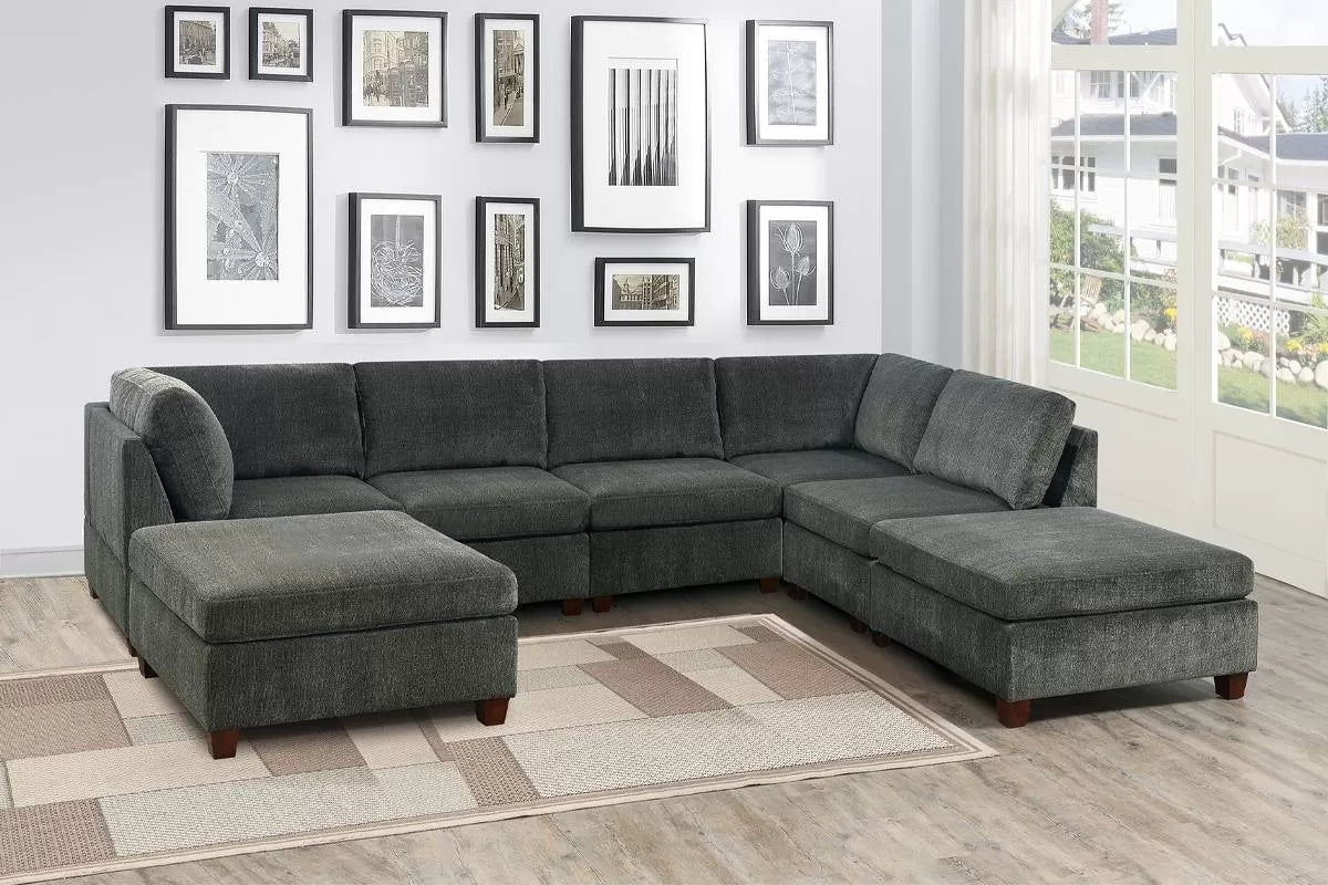 7-Piece Modular Set – Gray (513)