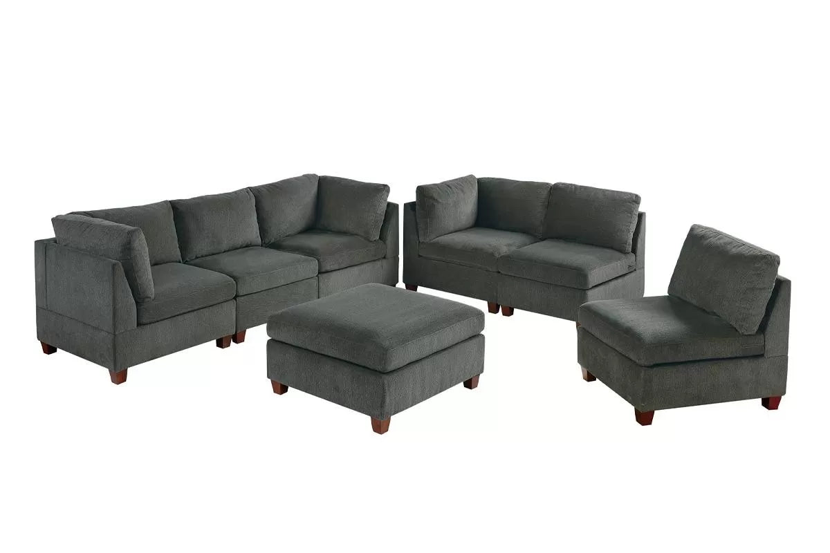 7-Piece Modular Set – Gray (515)