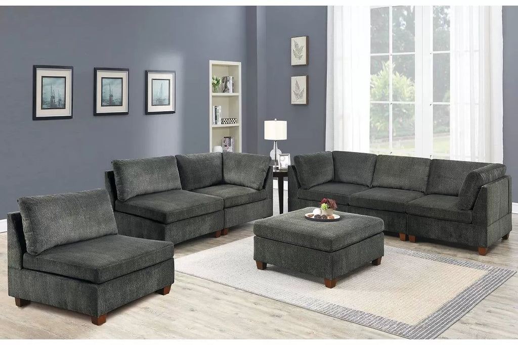 7-Piece Modular Set – Gray (515)