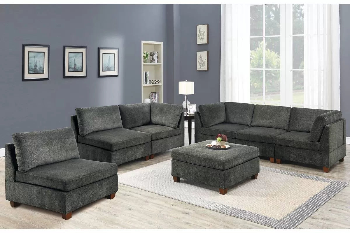 7-Piece Modular Set – Gray (515)