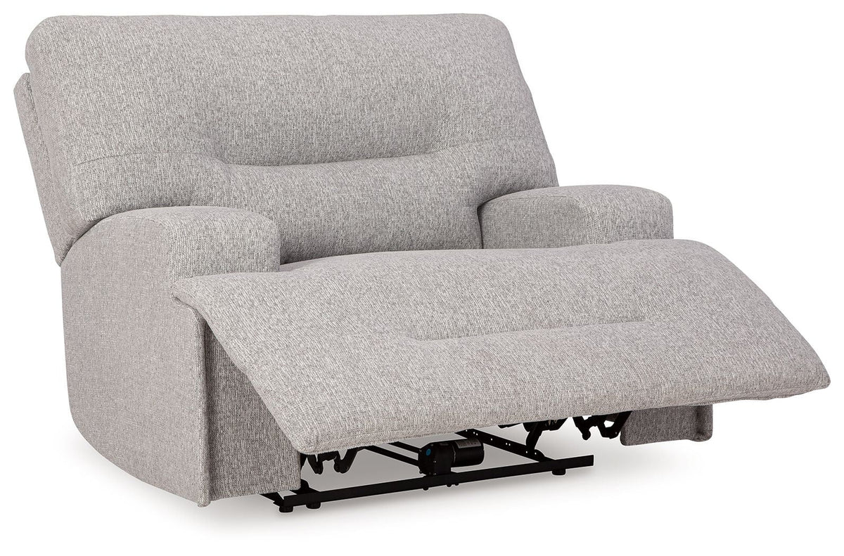 Acklen Place - Wide Seat Power Recliner - Pewter