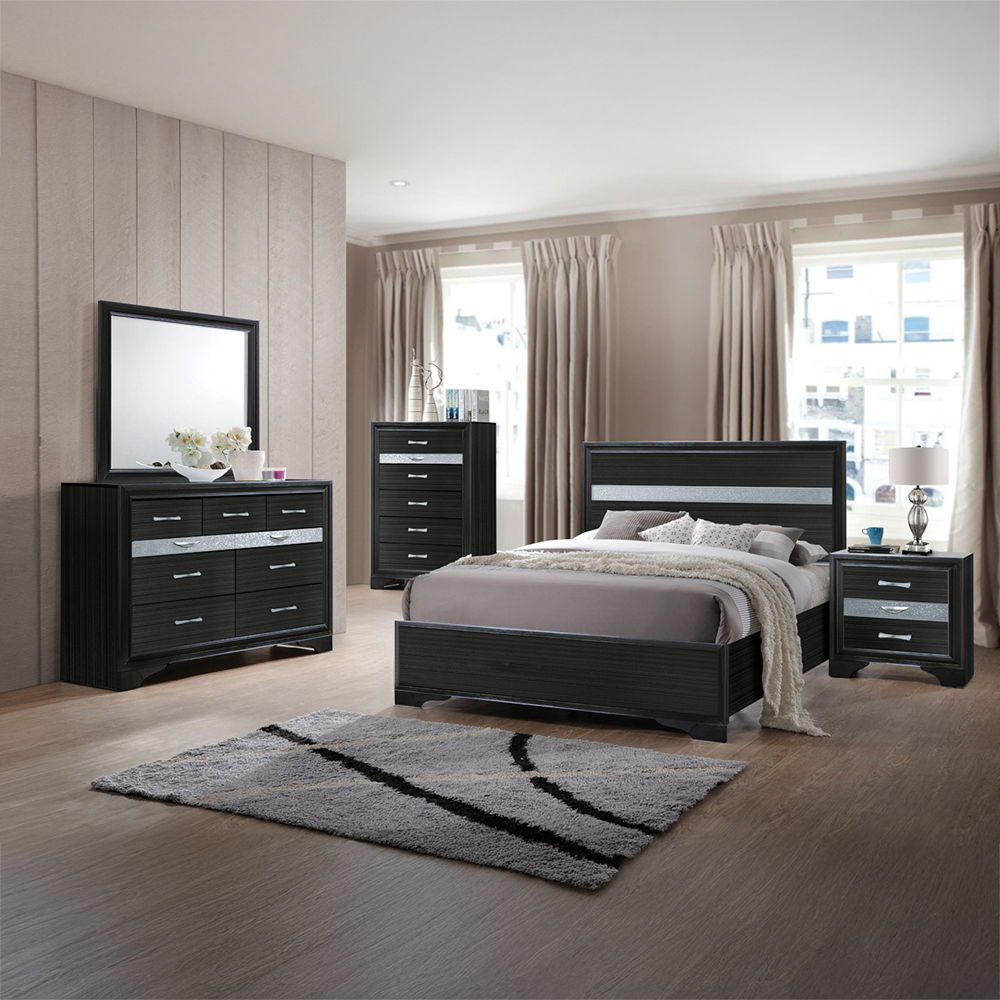 Naima - Contemporary - Bed