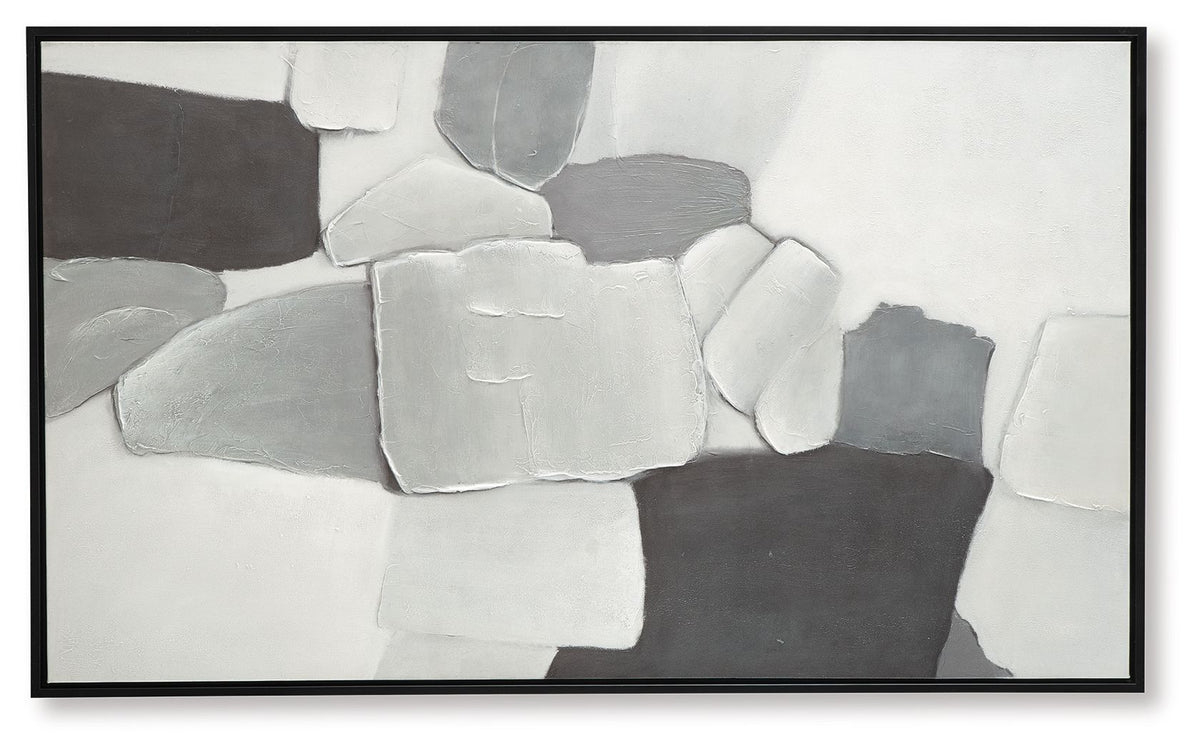 Adilson - Wall Art - White / Gray / Black