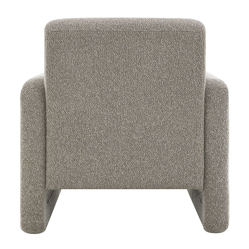 Glenda - Accent Chair - Gray Chenille