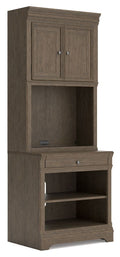 Janismore - Bookcase - Weathered Gray