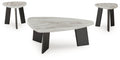 Lilyberg - Occasional Table Set (Set of 3) - Gray / Black