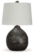 Maire - Metal Table Lamp  - Black / Gold Finish