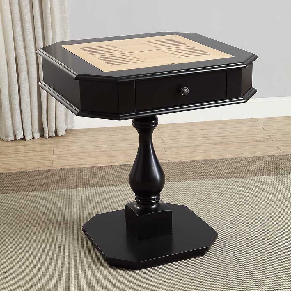 Bishop - Wood Game Table - Black
