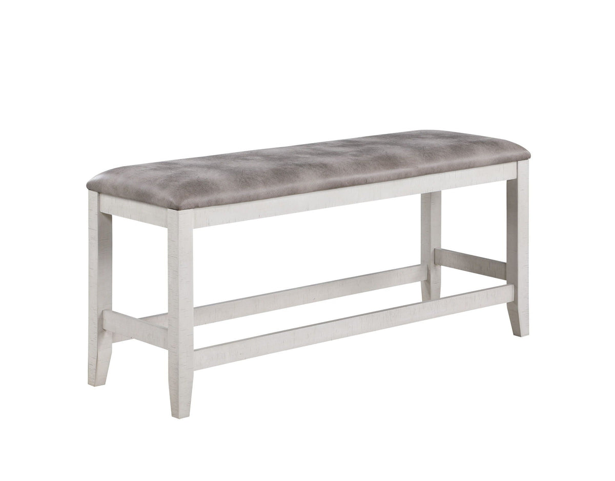 Richland - Counter Height Bench - White