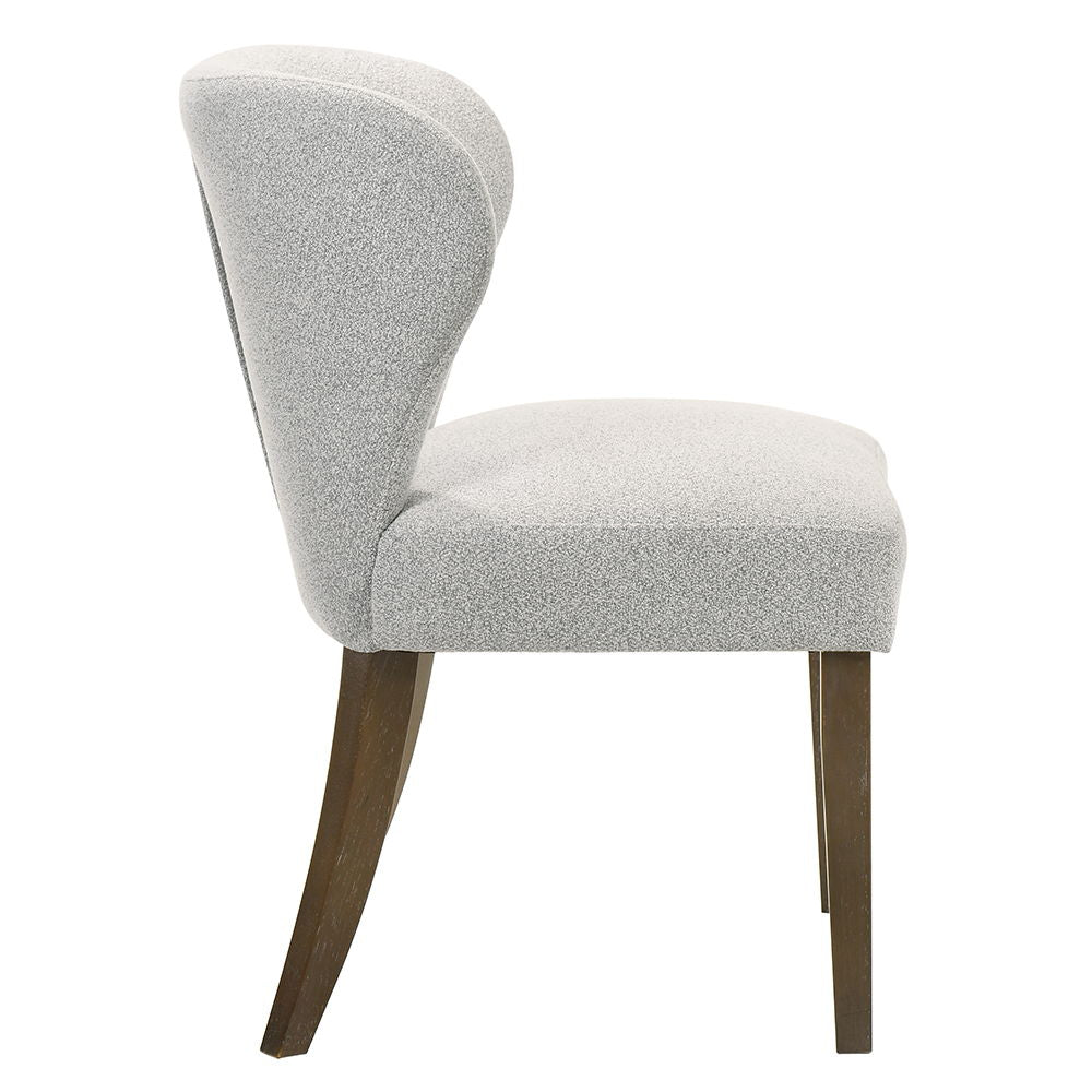 Dillon - Side Chair (Set of 2) - Gray / Walnut