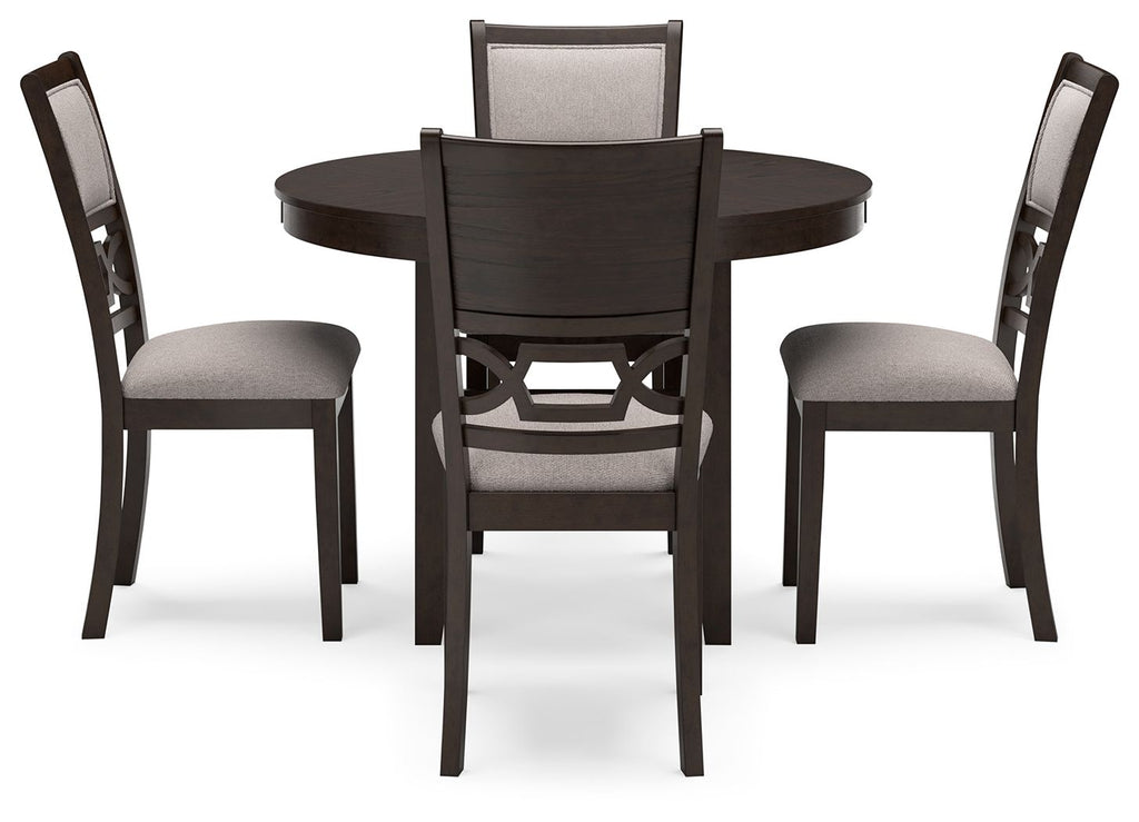 Langwest - Dining Room Table Set (Set of 5) - Brown