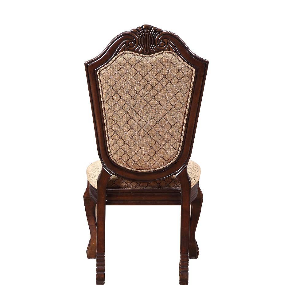Chateau De Ville - Side Chair (Set of 2) - Fabric & Espresso
