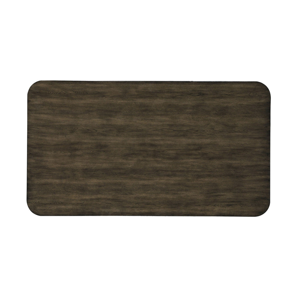 Rex - 72" Fixed Top Rectangle Dining Table - Walnut Brown