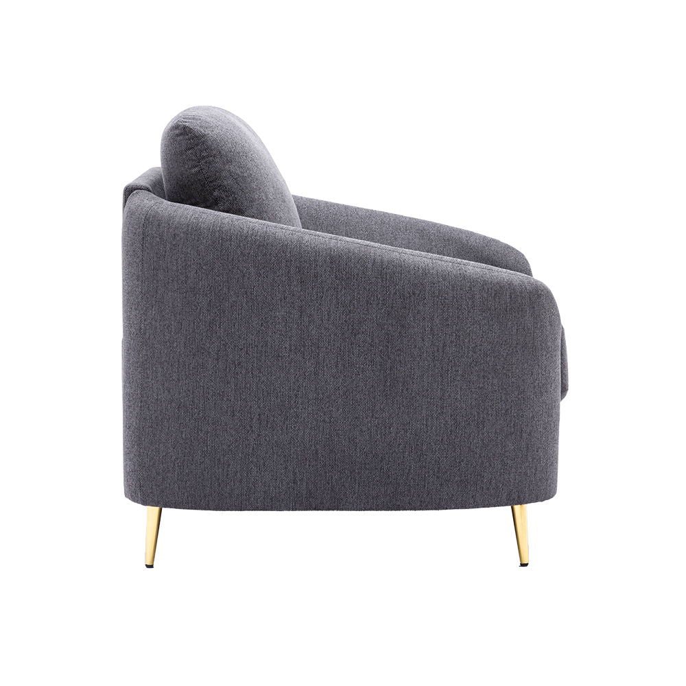 Yuina - Sofa - Gray Linen