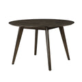 Rex - 48" Round Dining Table - Walnut Brown