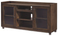 Starmore - XL TV Stand w/Fireplace Option - Brown