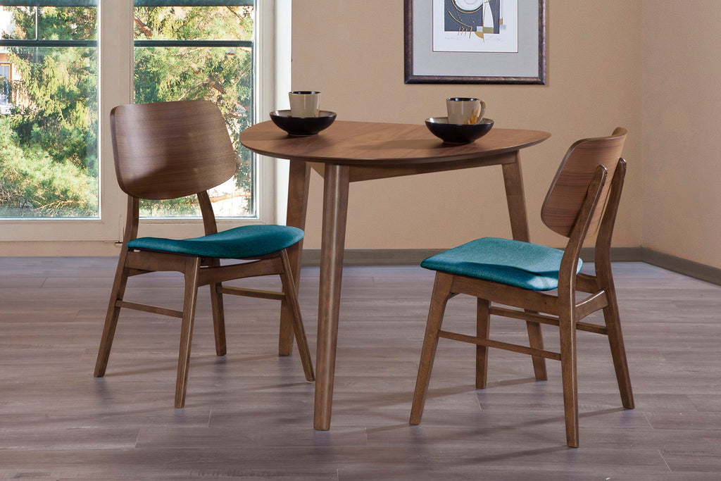 Oscar - Corner Table With 2 Cushion Chairs
