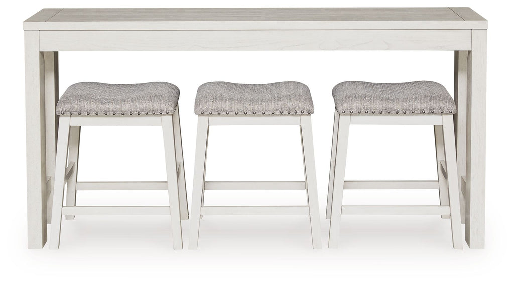 Robbinsdale - Rectangular Dining Room Counter Table Set (Set of 4) - Antique White