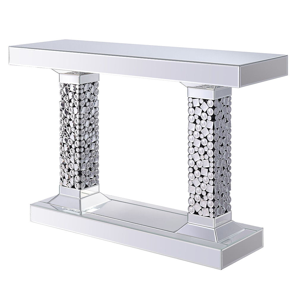 Kachina - Console Table - Mirrored & Faux Gems
