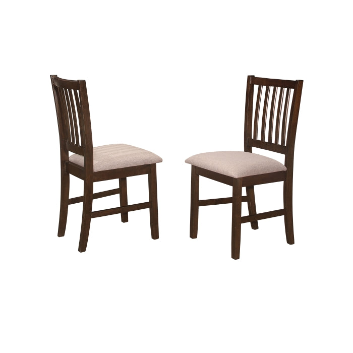 Walnut Wooden Dining Table Set w/ MDF Top (5-Piece)