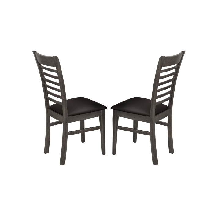 Gray Wooden Dining w/ MDF Table Top Set (7-Piece)