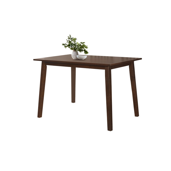 Walnut Wooden Dining Table Set w/ MDF Top (5-Piece)
