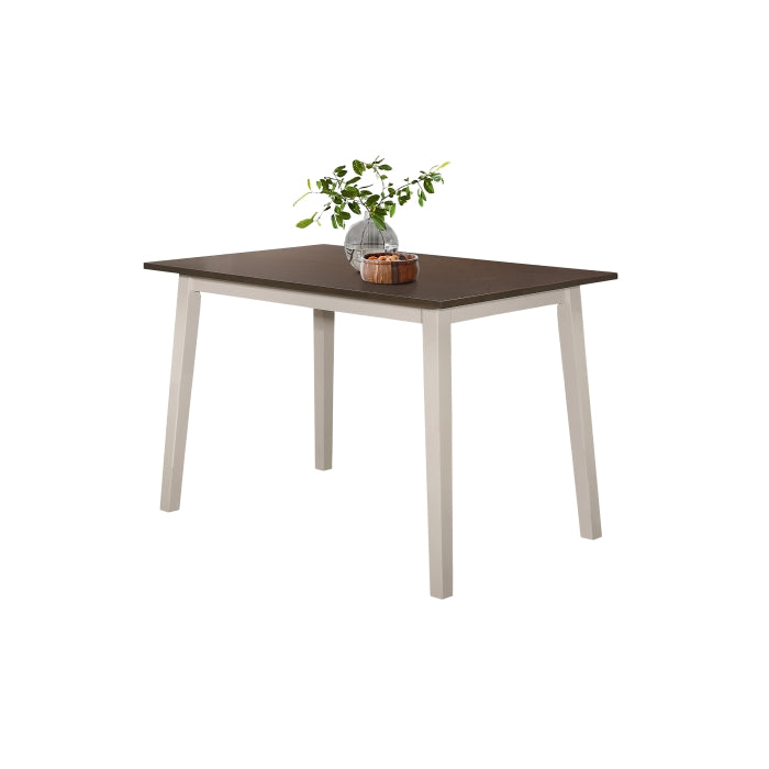 Taupe & Walnut 2-Tone Wooden Dining Table Set w/ MDF Top (5-Piece)