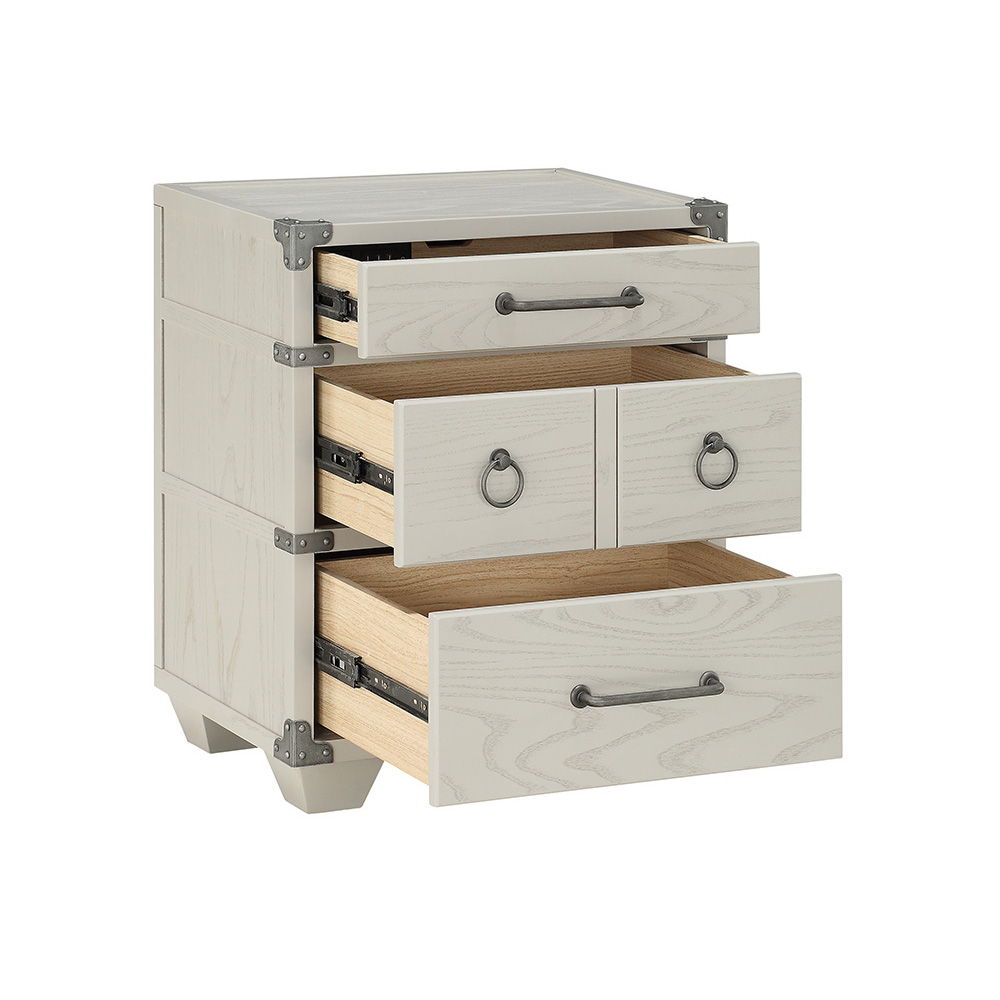Orchest - Nightstand With USB - Gray