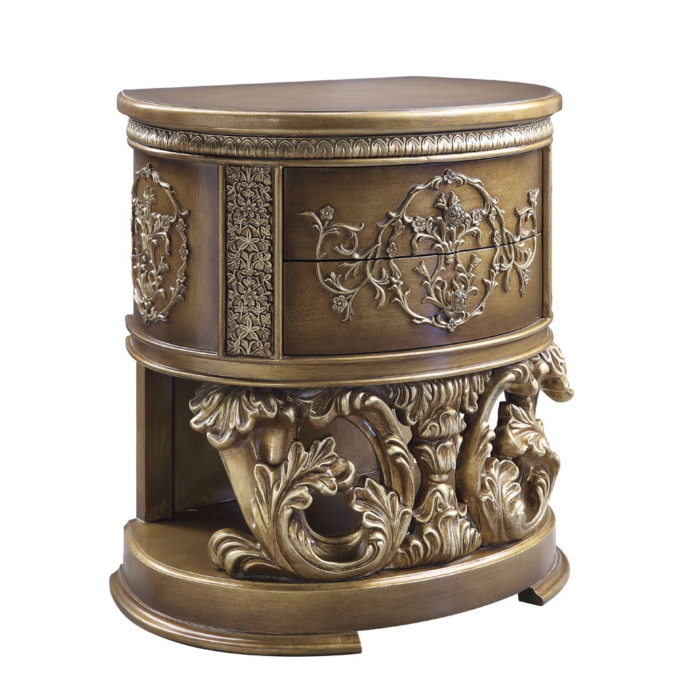 Constantine - Nightstand - Brown & Gold