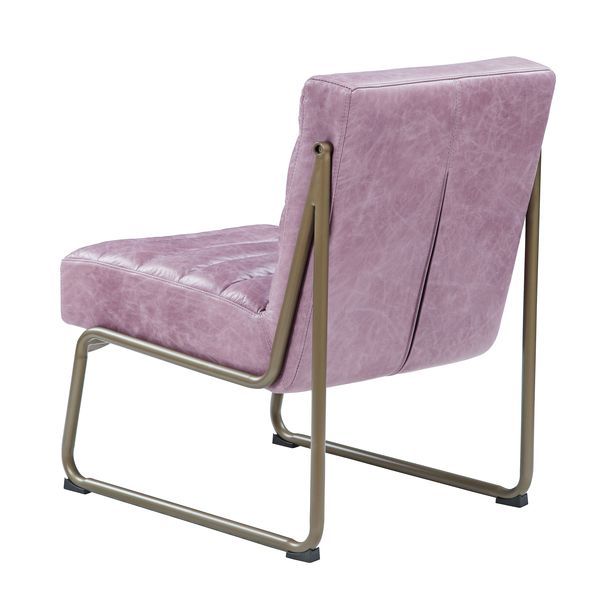 Loria - Accent Chair - Wisteria Top Grain Leather