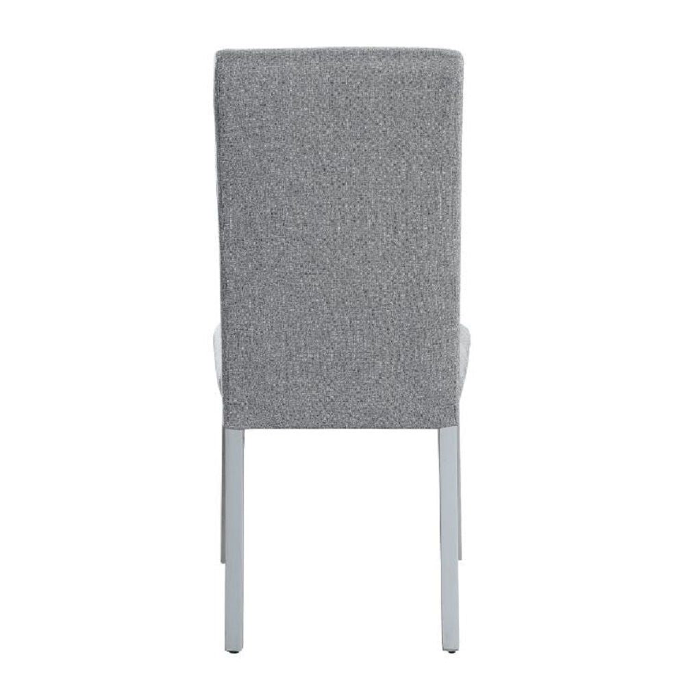 Lanton - Side Chair (Set of 2) - Gray Linen & Antique White