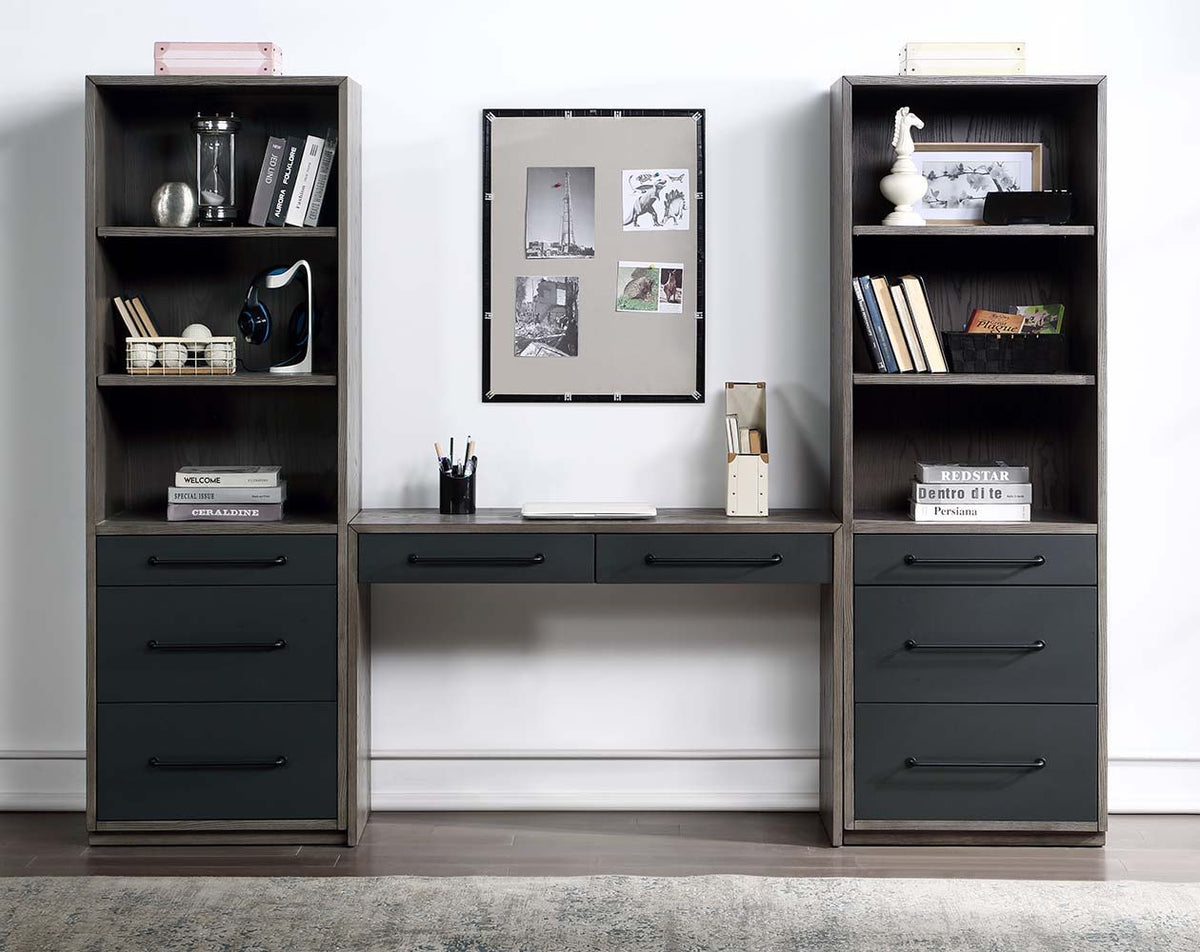 Estevon - Bookcase - Gray Oak
