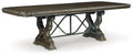 Maylee - Dining Extension Table - Dark Brown
