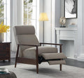 Kaylie - Upholstered Push-back Recliner - Beige