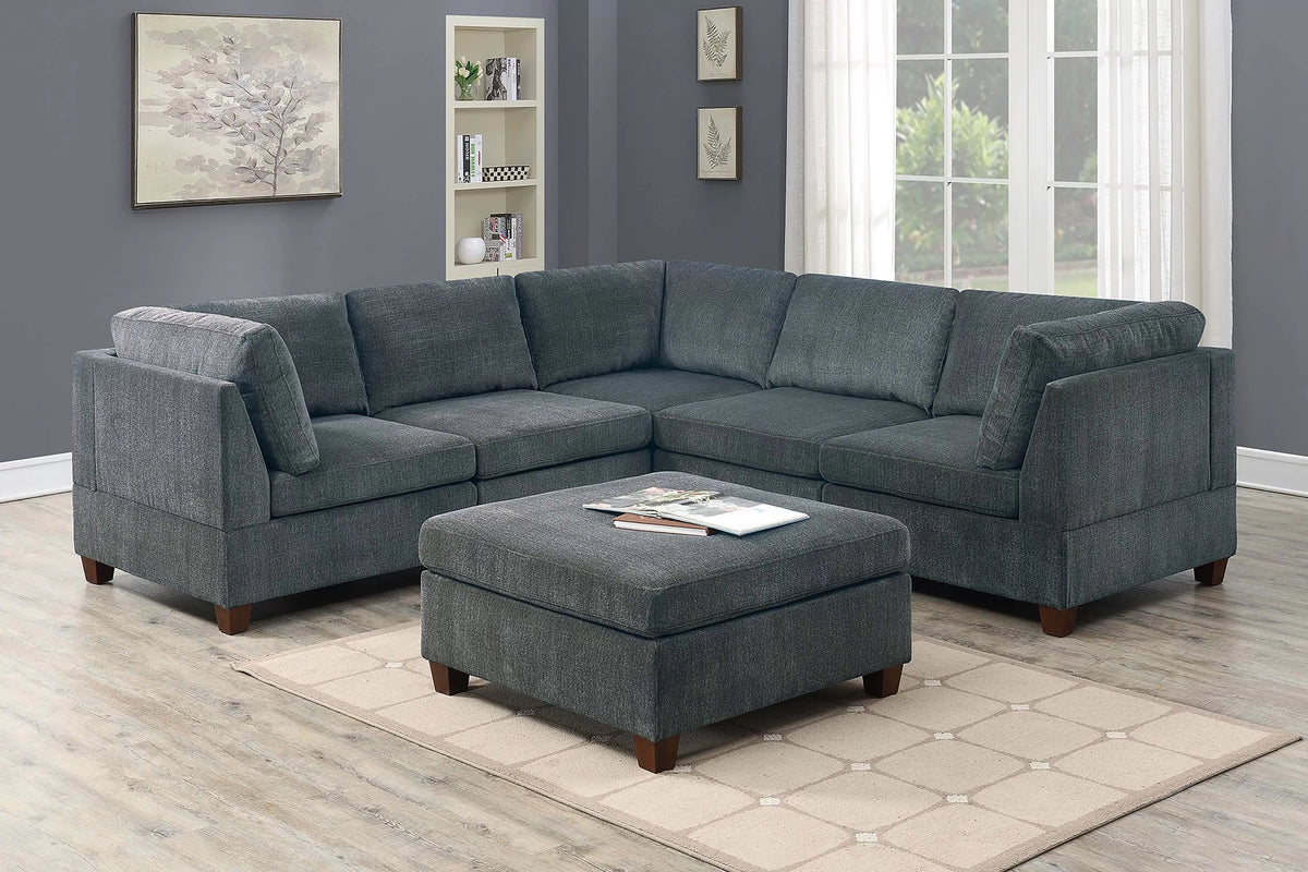 6-Piece Modular Set – Gray (821)