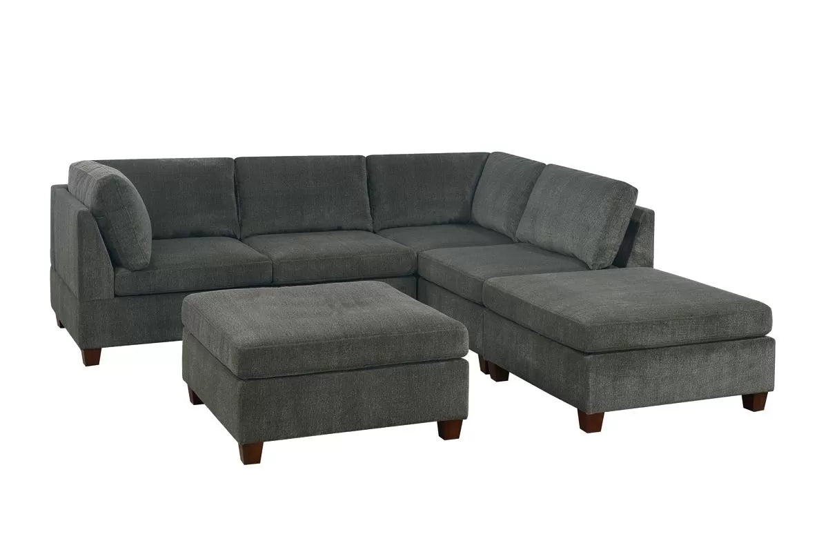 6-Piece Modular Set – Gray (822)