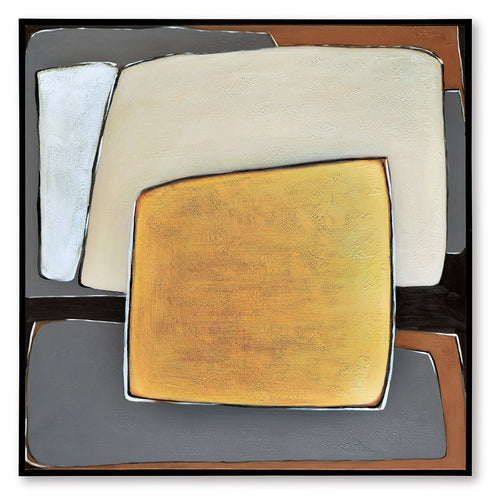 Actman - Wall Art - Cream / Brown / Gray