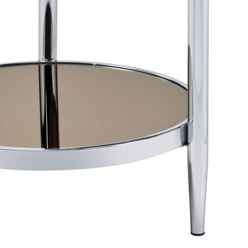 Abbe - Coffee Table - Glass & Chrome