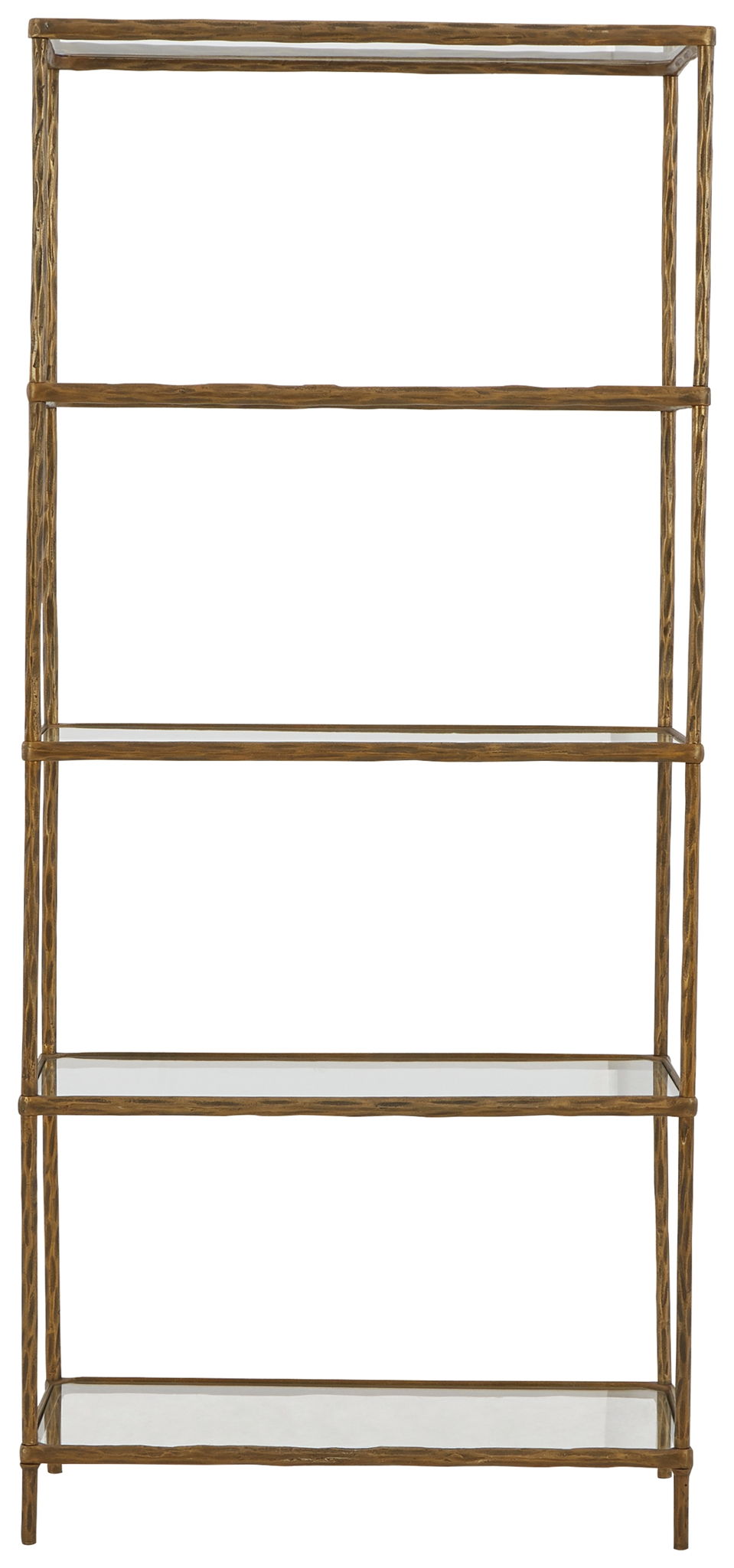 Ryandale - Bookcase - Antique Brass Finish