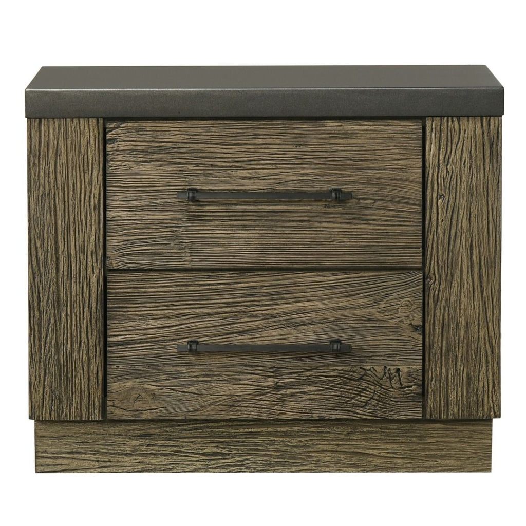 Lance - Nightstand - Tree Bark