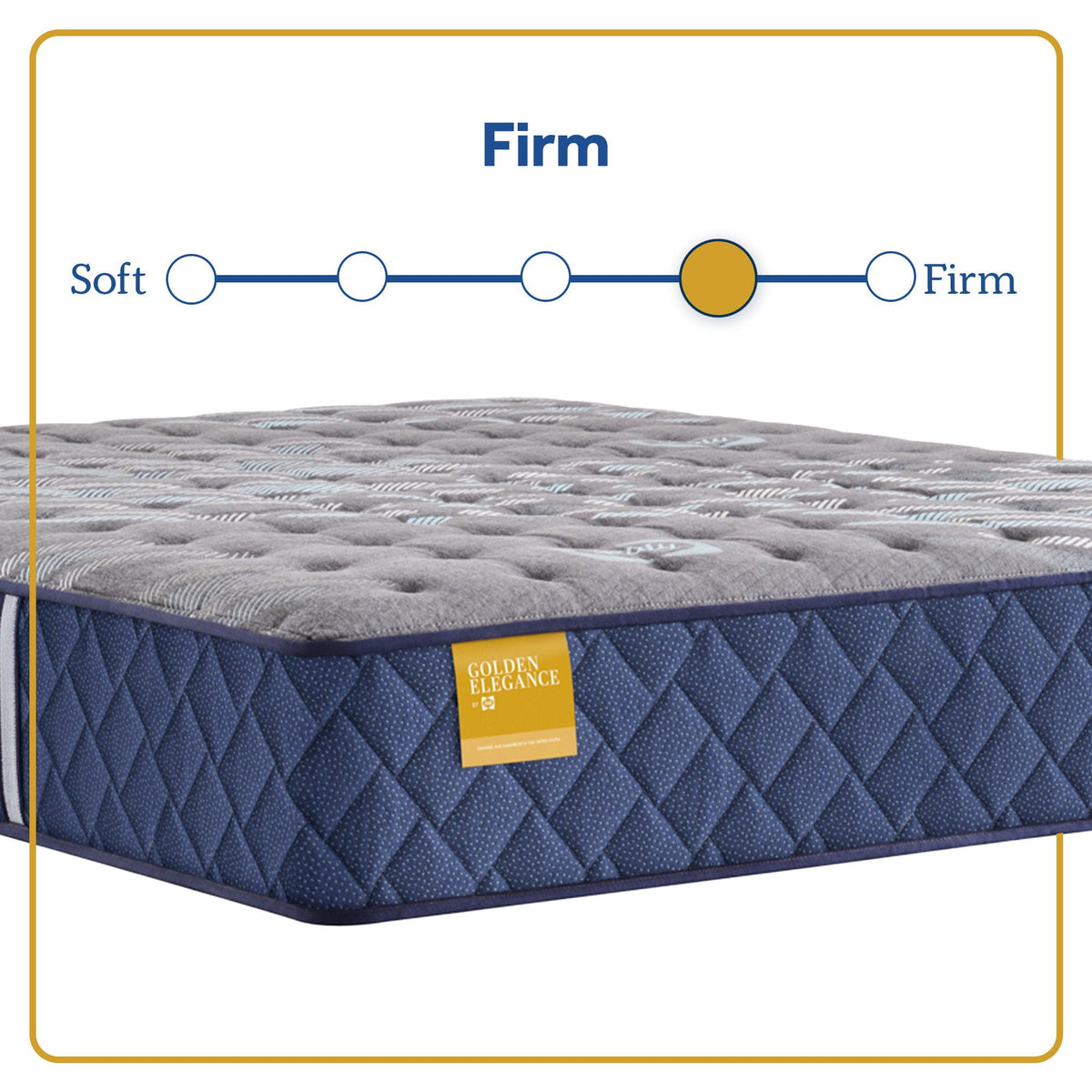 Golden Elegance - Bridgerton Firm Tight Top Mattress
