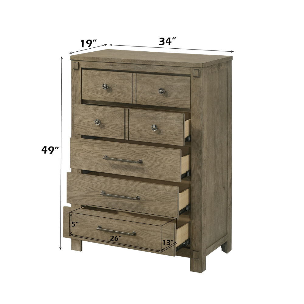 Colton - Chest - Antique White Oak