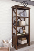 Baldridge - Large Bookcase - Rustic Brown
