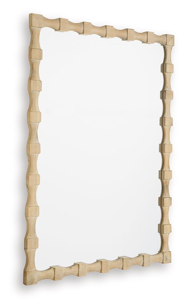 Acelmore - Accent Mirror - Light Brown