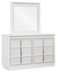 Chalanna - Dresser And Mirror - White