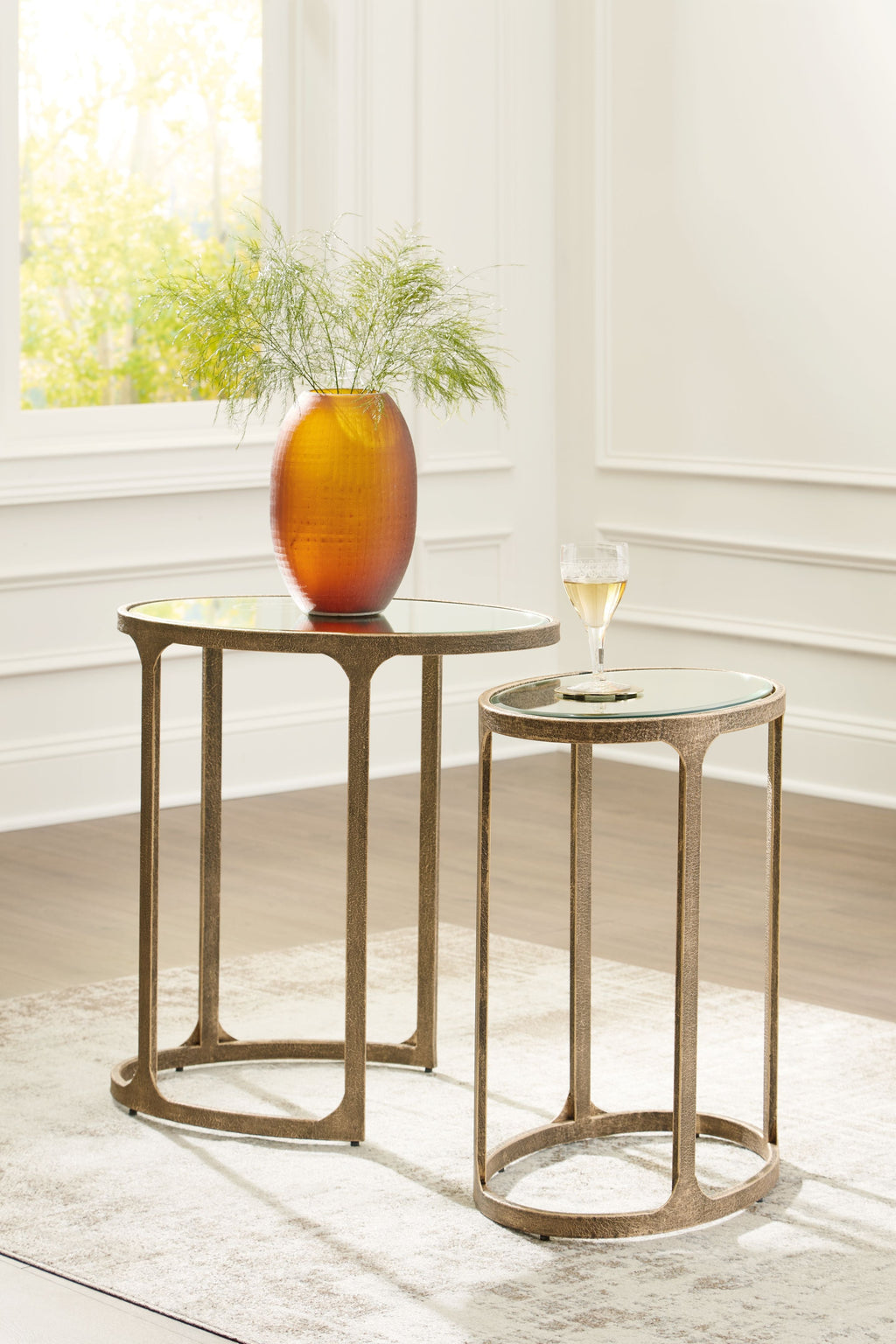 Irmaleigh - Accent Table Set (Set of 2) - Antique Black