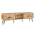 Rowan - 71" Low Profile TV Console - Natural