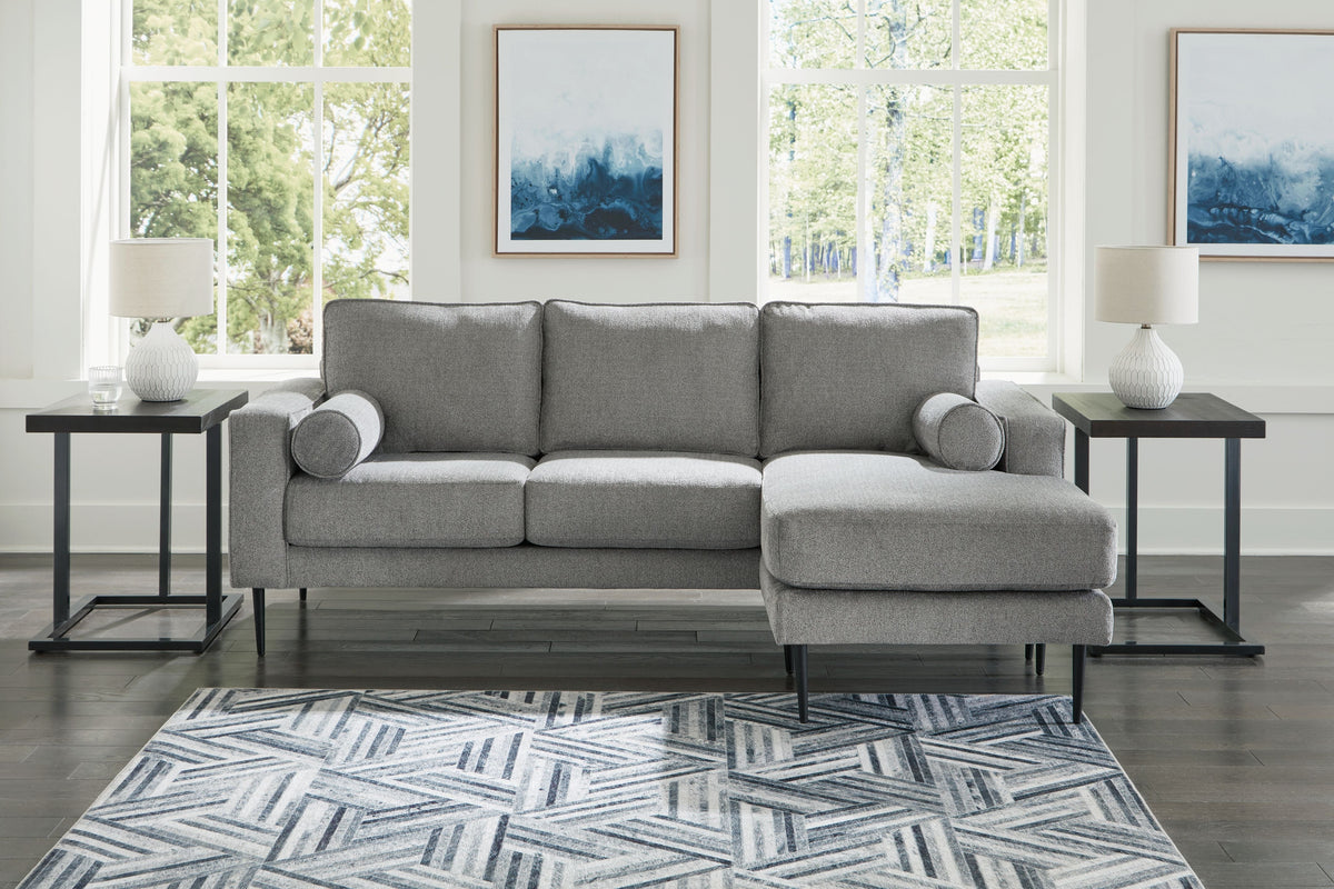 Hazela - Sofa Chaise - Charcoal